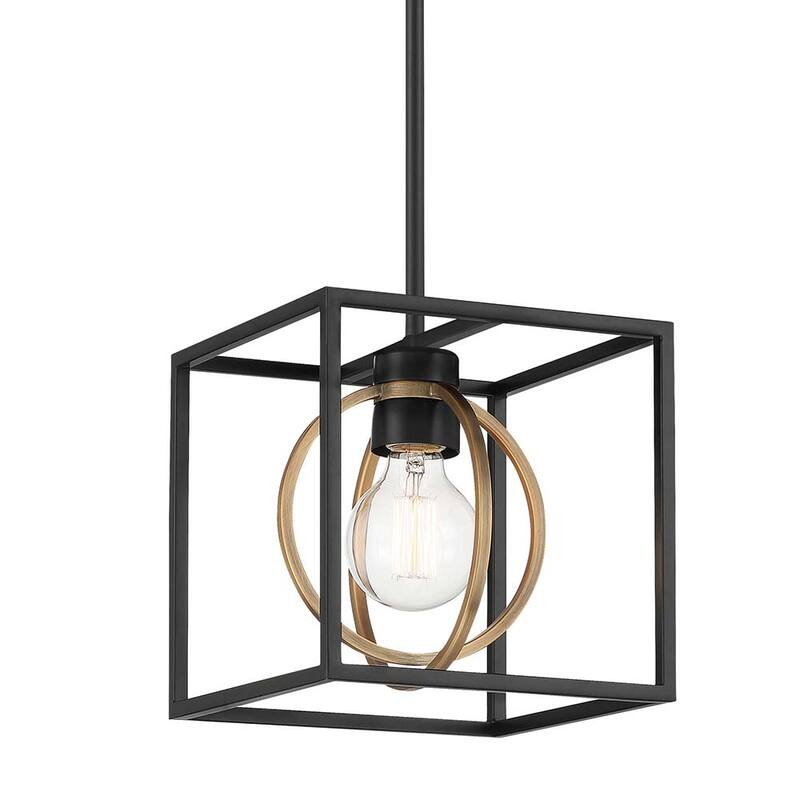 Designers Fountain D276M-8P Kew Gardens 9" Wide Mini Pendant - Matte Black