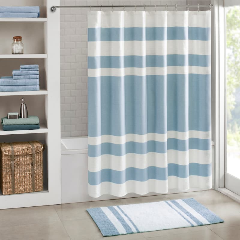 Madison Park Spa Cotton Reversible Bath Rug