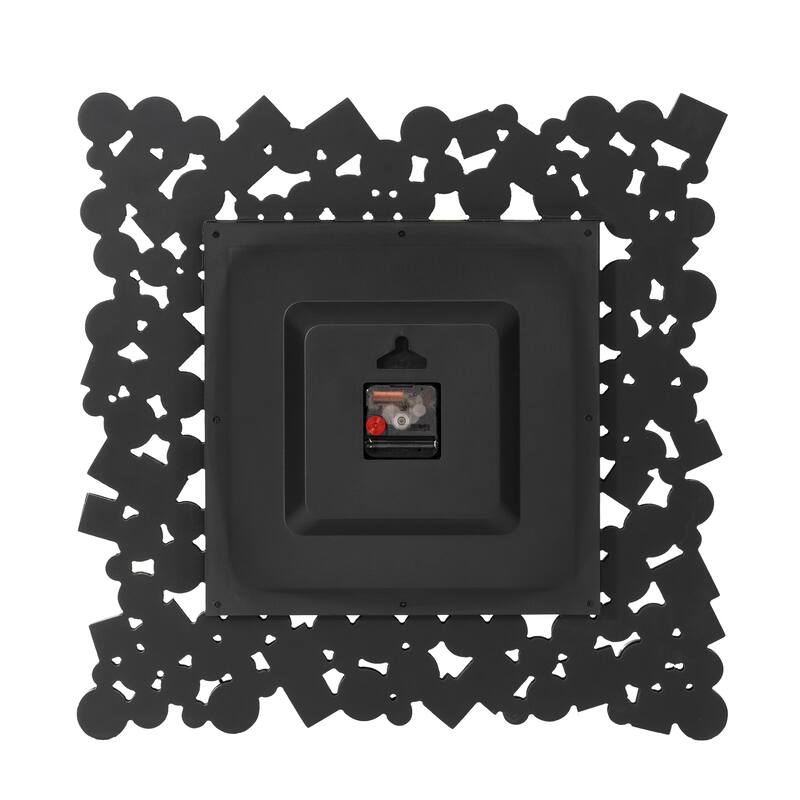 Large 23.6" Mirrored Crystal Wall Clock