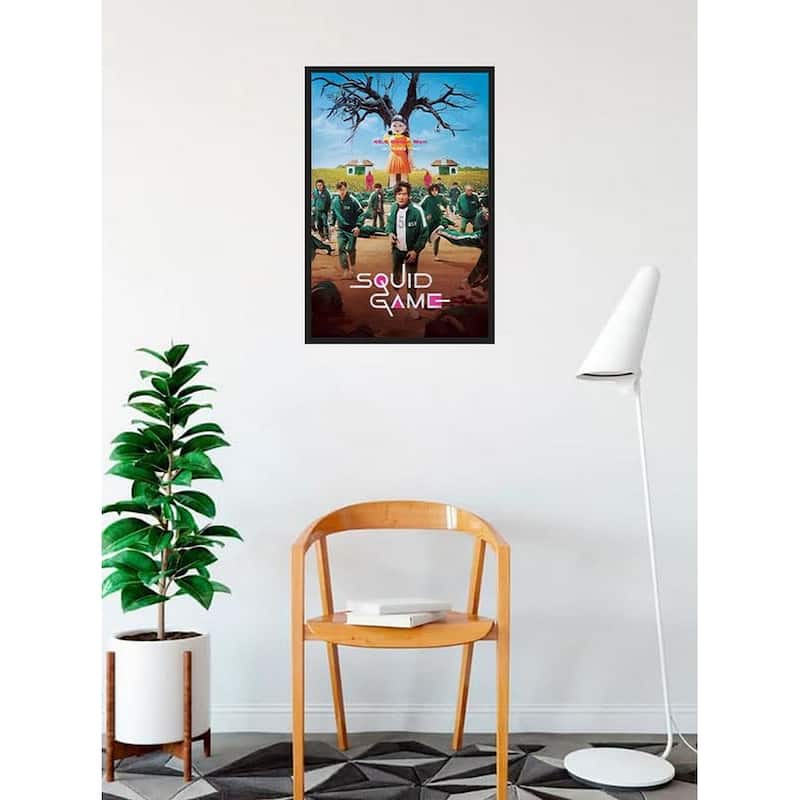 Enhance your surroundings with Squid Game Framed Poster - 24 x 36 Inch