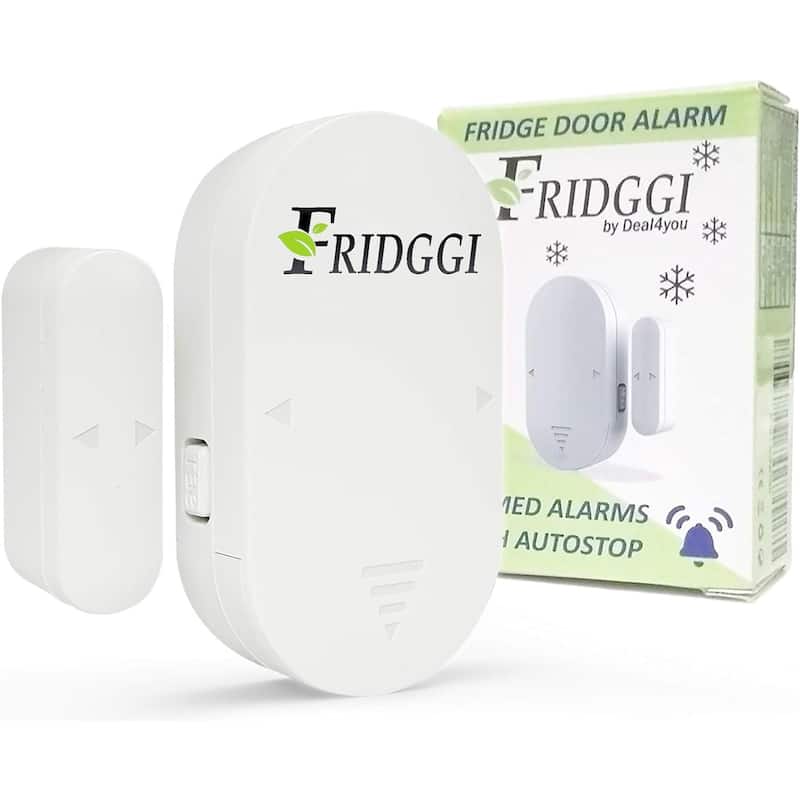 FRIDGGI - Fridge Door Chime with Delay, Freezer Door Alarm when Left Open