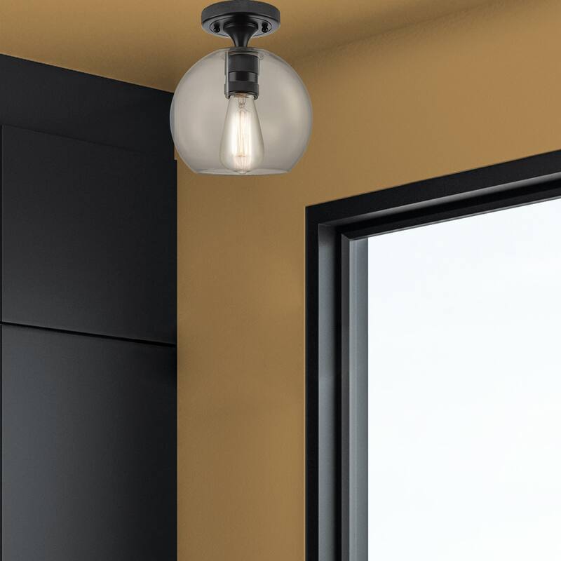 Innovations Lighting 434-1F-G122-8 Crown Point 8" Wide Semi-Flush