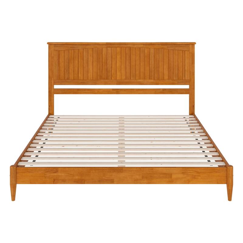 Naples Solid Wood Low Profile Platform Bed