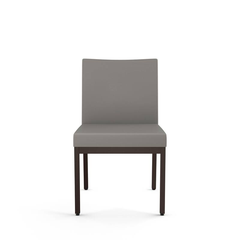 Amisco Perry Set of 2 Upholstered Dining Chairs with Metal Legs