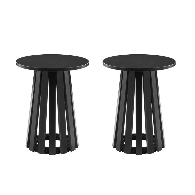 Manhattan Comfort Layla End Table - Set of 2