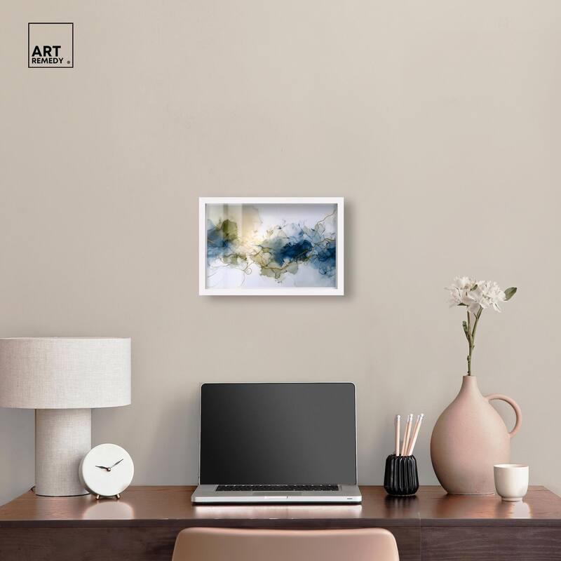 Fluid Geode Shadowbox by Art Remedy