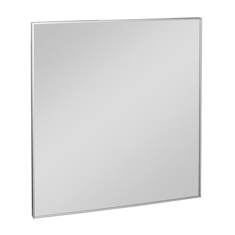 Modern Wall-Mounted Bathroom MINI-Vanity with Washbasin | Comfort Collection mirror Simple 24" included - Grey Mate - Matte