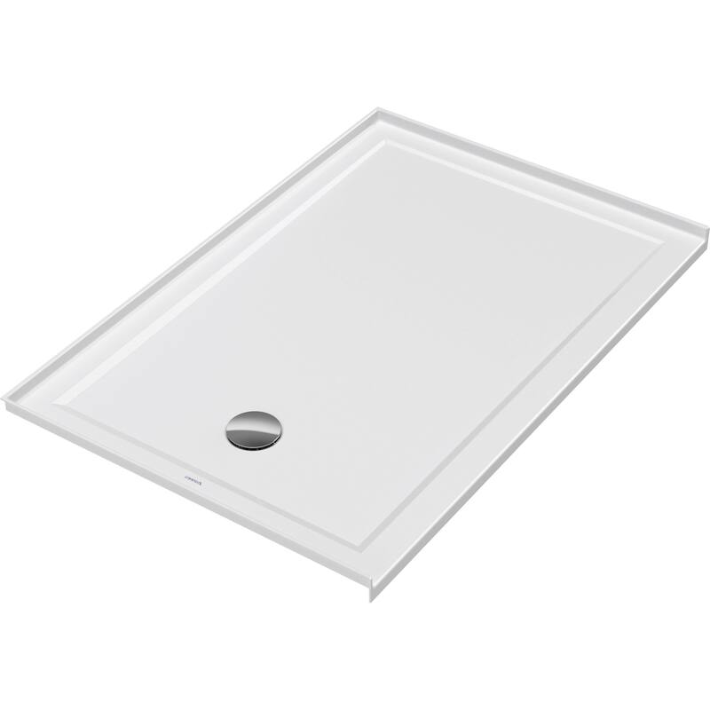 Duravit 720244 Architec 54" x 36" Rectangular Shower Base with Single - White