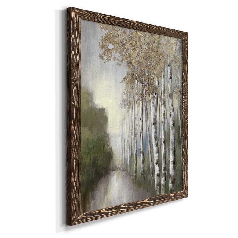 Woodland Walk Neutral-Premium Framed Canvas - Ready to Hang