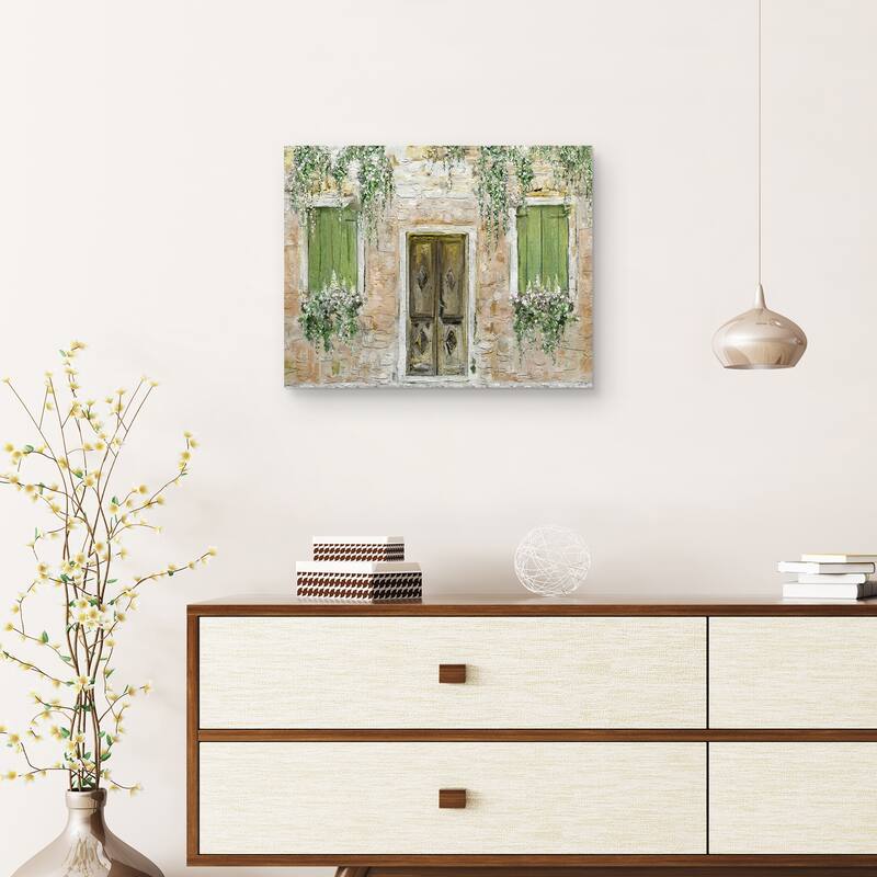 Bienvenue Light by Studio Arts Canvas Art Print