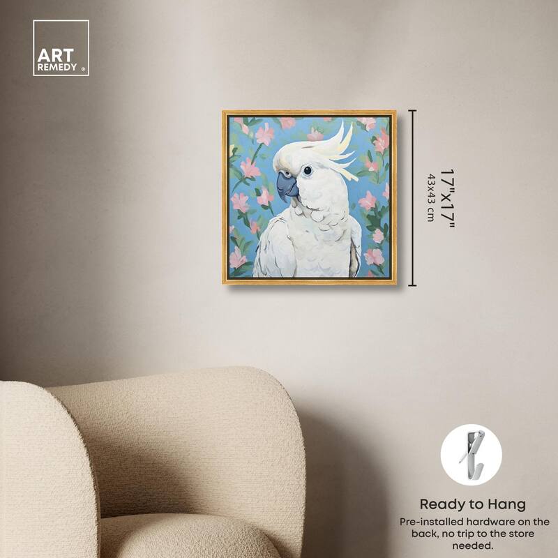 White Cockatoo I Canvas by Art Remedy