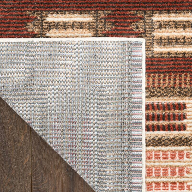 Nourison Nordic Indoor only Geometric Area Rug