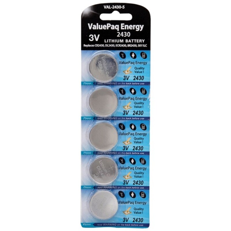 Shop Dantona R Val 2430 5 Valuepaq Energy 2430 Lithium Coin Cell Batteries 5 Pk Overstock 25478514