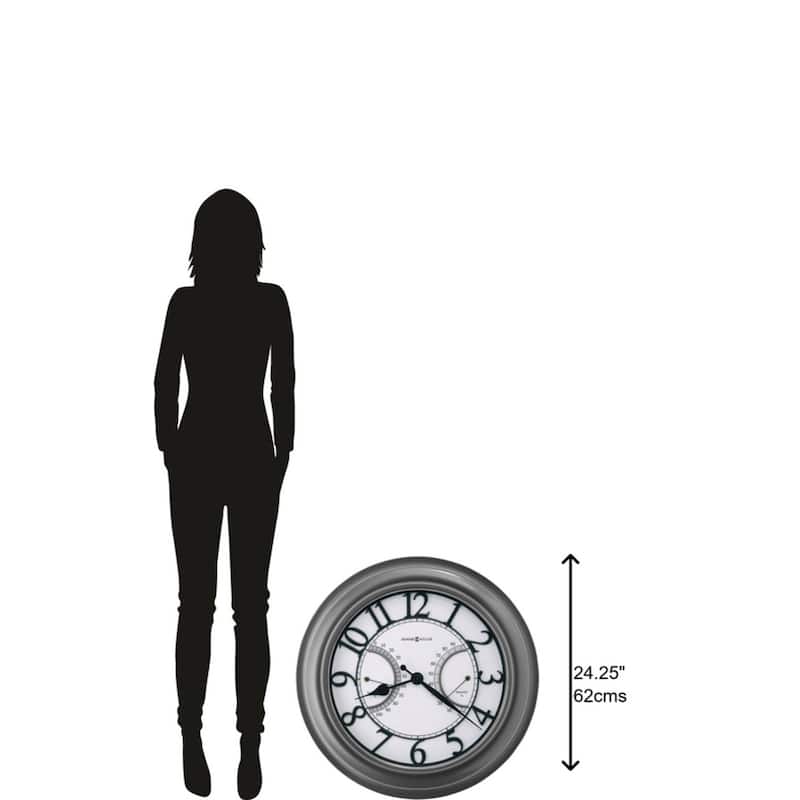 Howard Miller Tawney Indoor & Outdoor Wall Clock