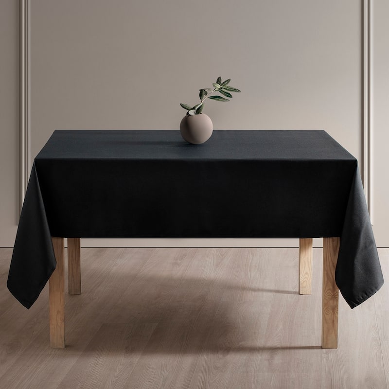 Exclusive Fabrics Performance Twill Table Cloth (1 PC) - 54 X 54 - Black
