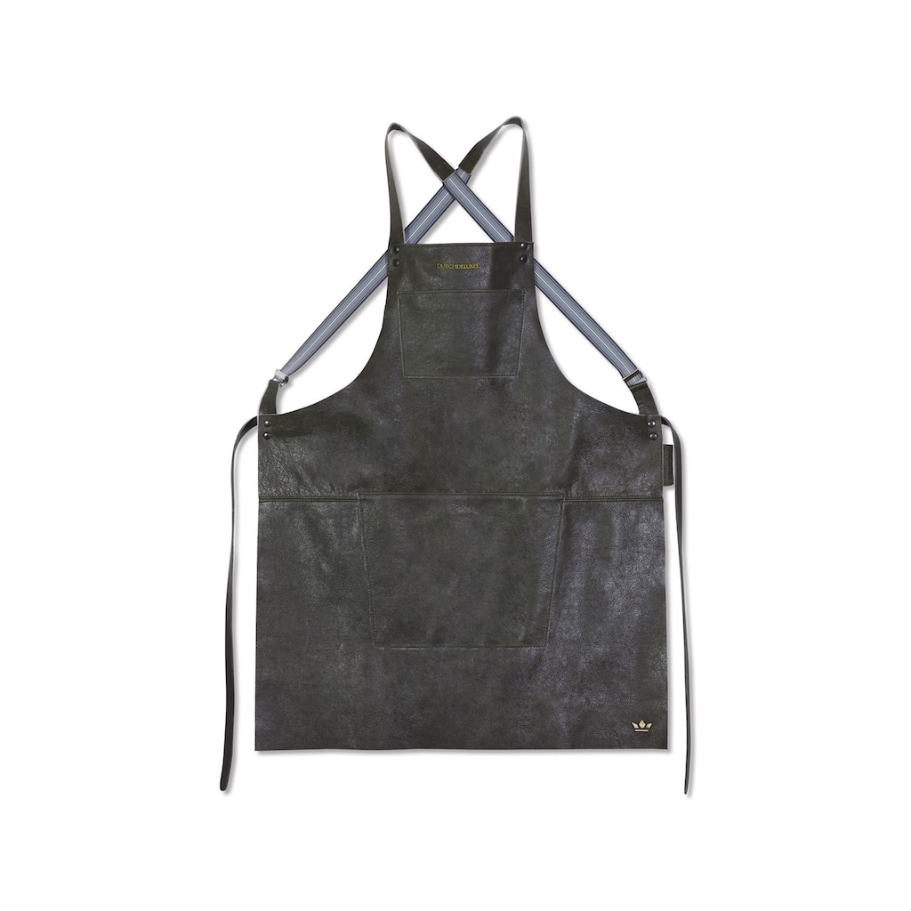 Suspender Style Apron - Vintage Grey