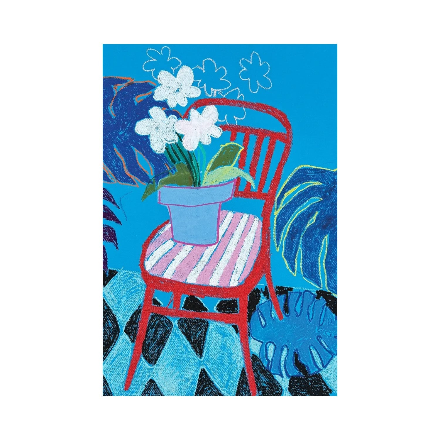 "Red Chair Still Life" by Sasha Robinson Canvas Print