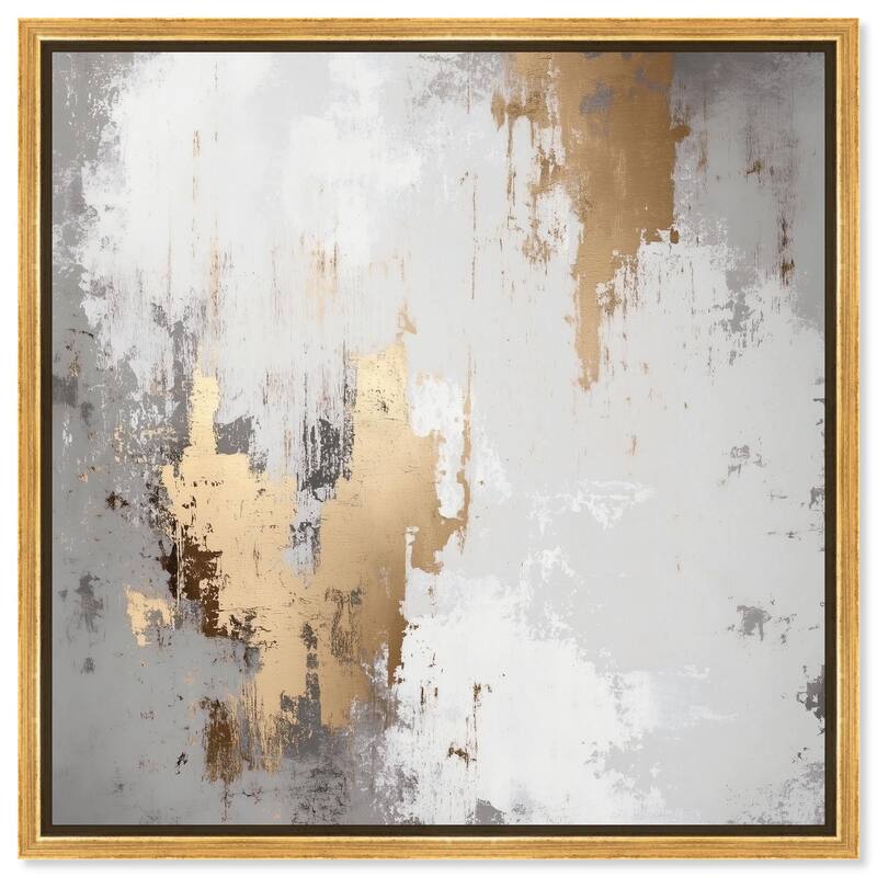Ghostly Glimmer I Canvas by Art Remedy - Gold - 20" x 20"
