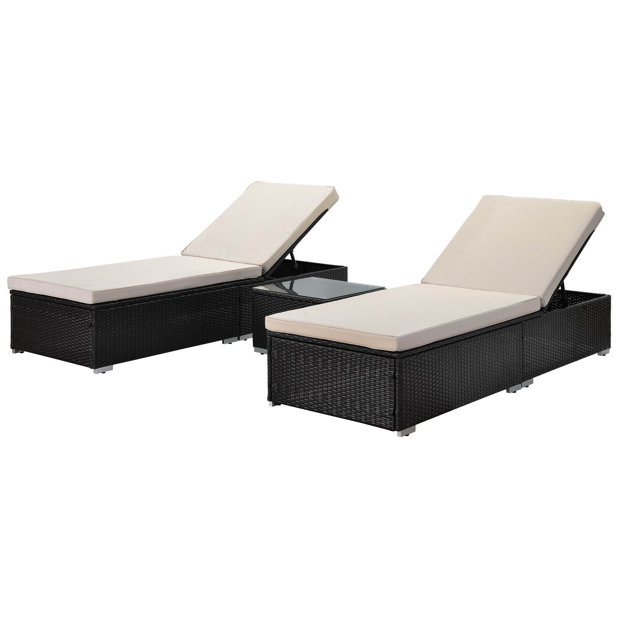 rattan sunlounger sale