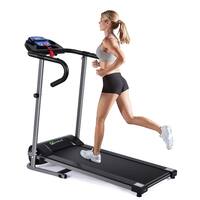 Goplus 1100W Folding Treadmill Electric Support Motorized Power Running Fitness Machine - as pic