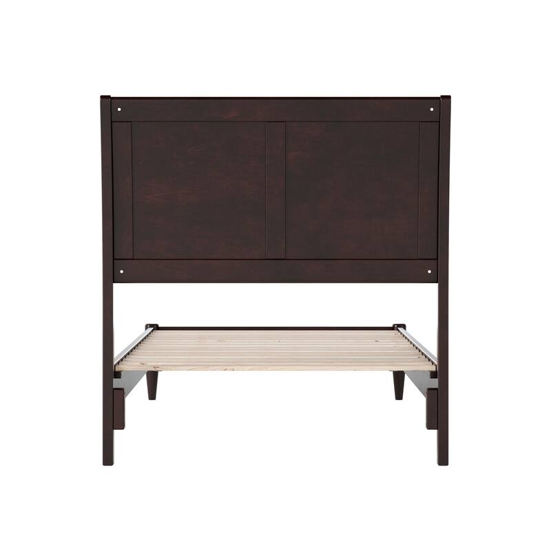Valencia Solid Wood Low Profile Sleigh Platform Bed