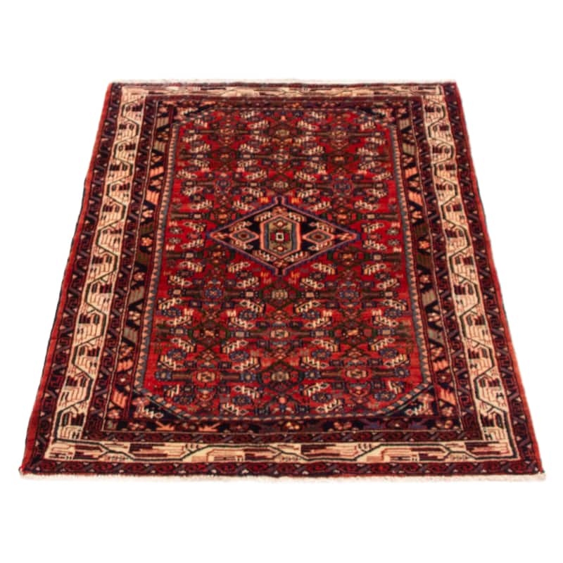 ECARPETGALLERY Hand-knotted Andelz Red Wool Rug - 3'5 x 5'4