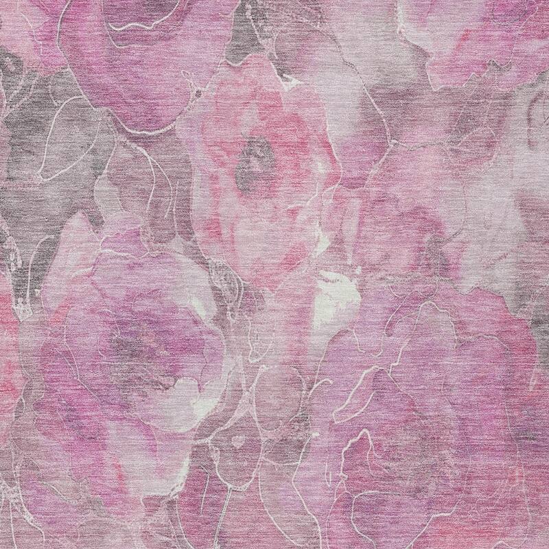 HomeRoots Floral Transitional Rectangle Outdoor Rug