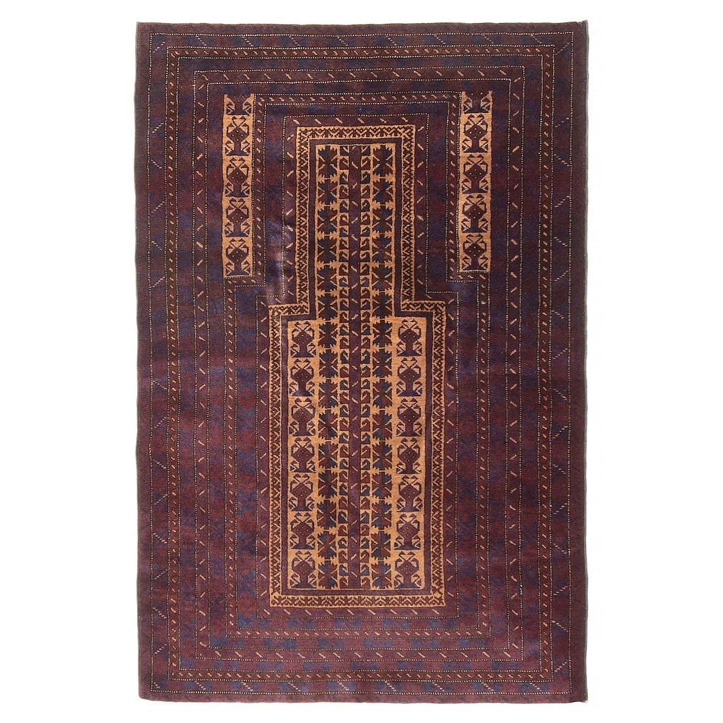 Teimani Brown Rug 3'0" x 4'9" - 3'0 x 4'9