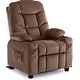 preview thumbnail 57 of 79, MCombo Big Kids Recliner Chair with Cup Holders , Velvet Fabric
