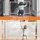 preview thumbnail 18 of 34, REYDELUZ Retractable Baby Gates Extra Wide, for Large Openings Stairs Doorways Hallway Indoor Outdoor
