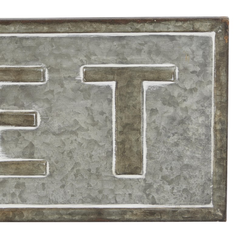 Metal Sign Wall Decor - - Roche River Decor
