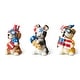 preview thumbnail 4 of 8, Glitzhome 4.5"H Set of 3 Patriotic Americana Resin Dogs Table Decor