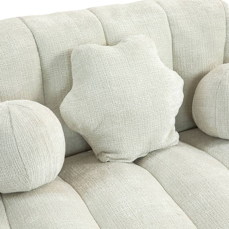 Lounger Bean Bag Chair With 3 Pillows