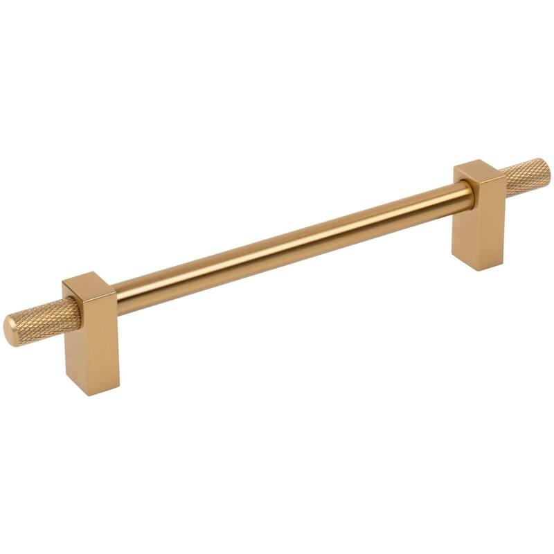 Jeffrey Alexander 698-160 Larkin Outer Knurled 6-5/16" (160mm) Center - Satin Bronze