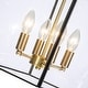 Thumbnail 3, 4-Light Brass Lantern Pendant with Clear Tempered Glass Panes - W12" x E12" x H19.25". Changes active main hero.