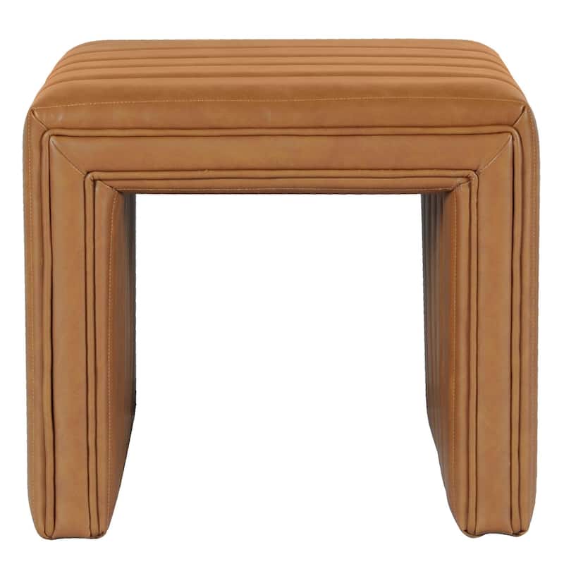 HomePop Modern Channel Ottoman