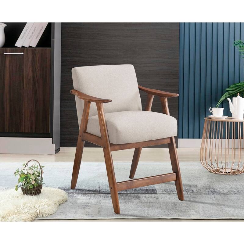 Stylish Contemporary Counter Height Chair with Cushioned Seat & Backrest, Fabric Upholstery for Dining Room