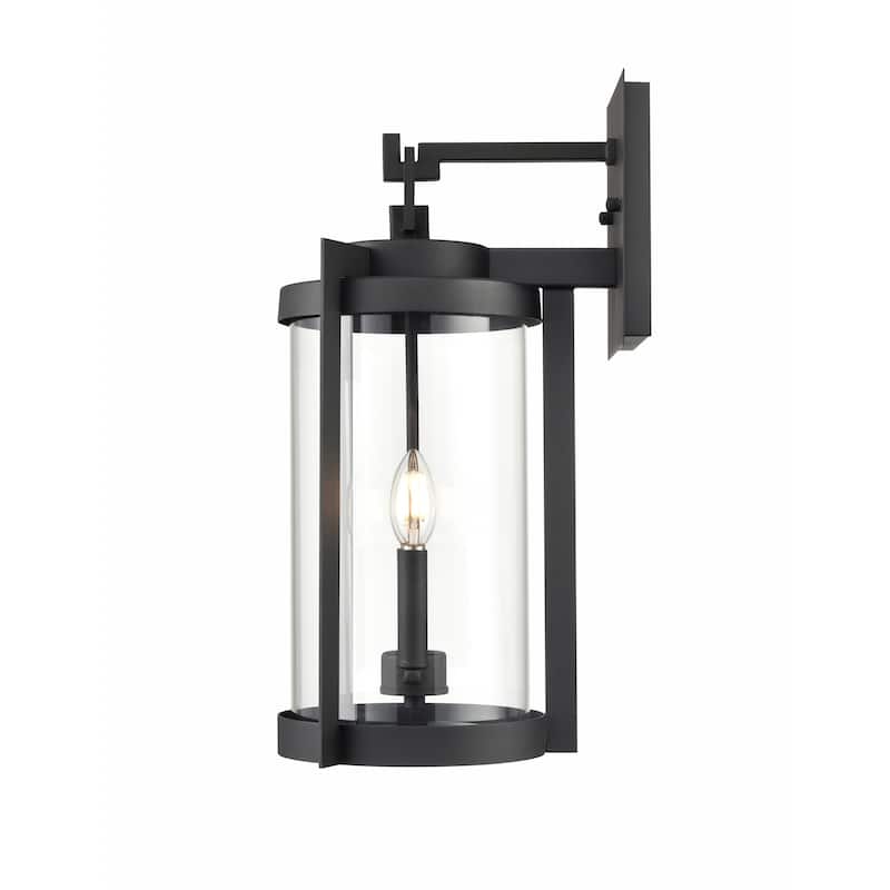 Millennium Lighting Ellway 1 Light Outdoor Wall Sconce in Textured Black
