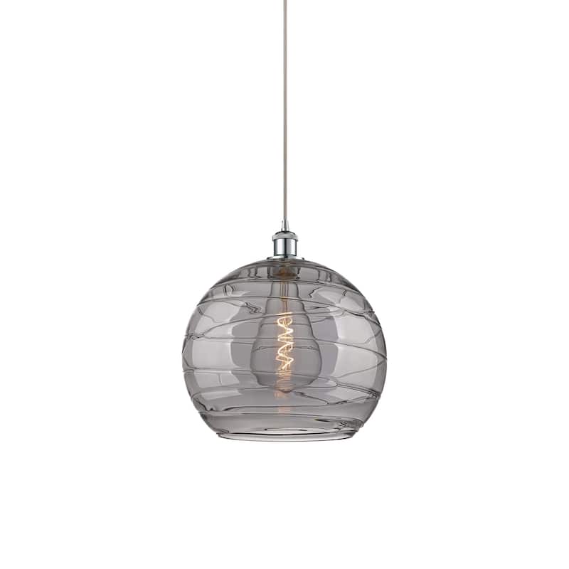 Innovations Lighting 516-1P-16-14 Athens Pendant Athens Deco Swirl 14" - Polished Chrome