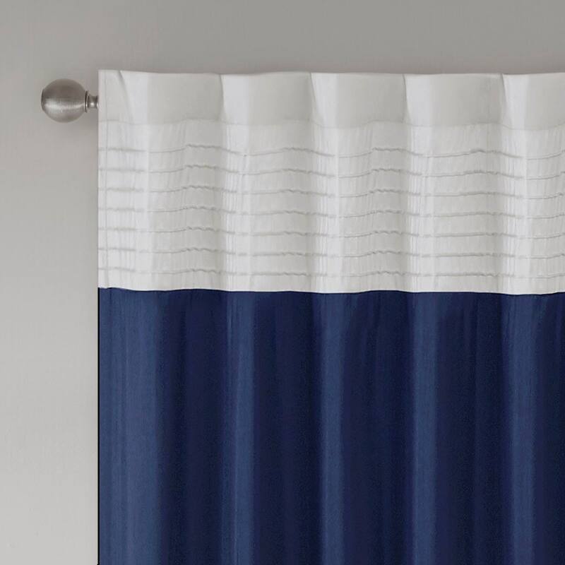 Polyoni Pintuck Curtain Panel