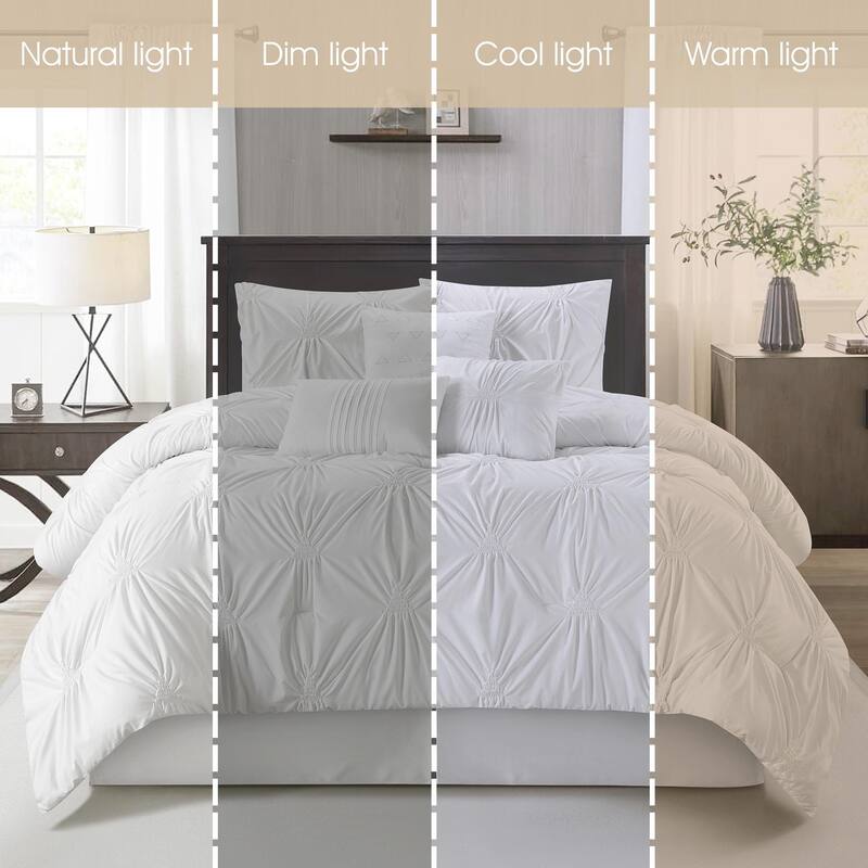 Nanshing Agathe 7 Piece Pintuck Comforter Set