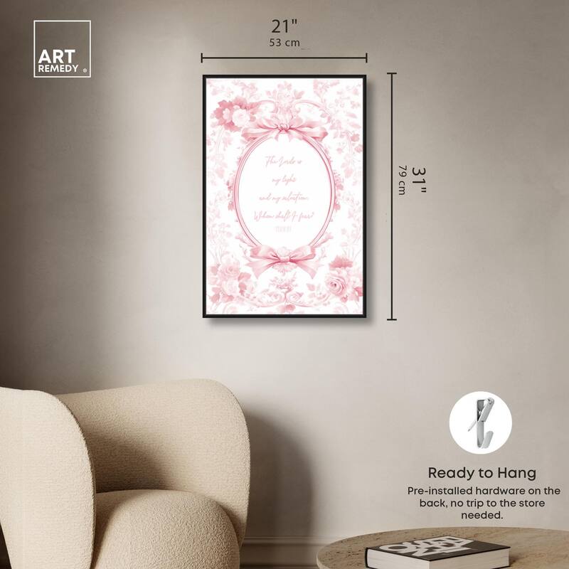 My Light Pink Canvas by Art Remedy