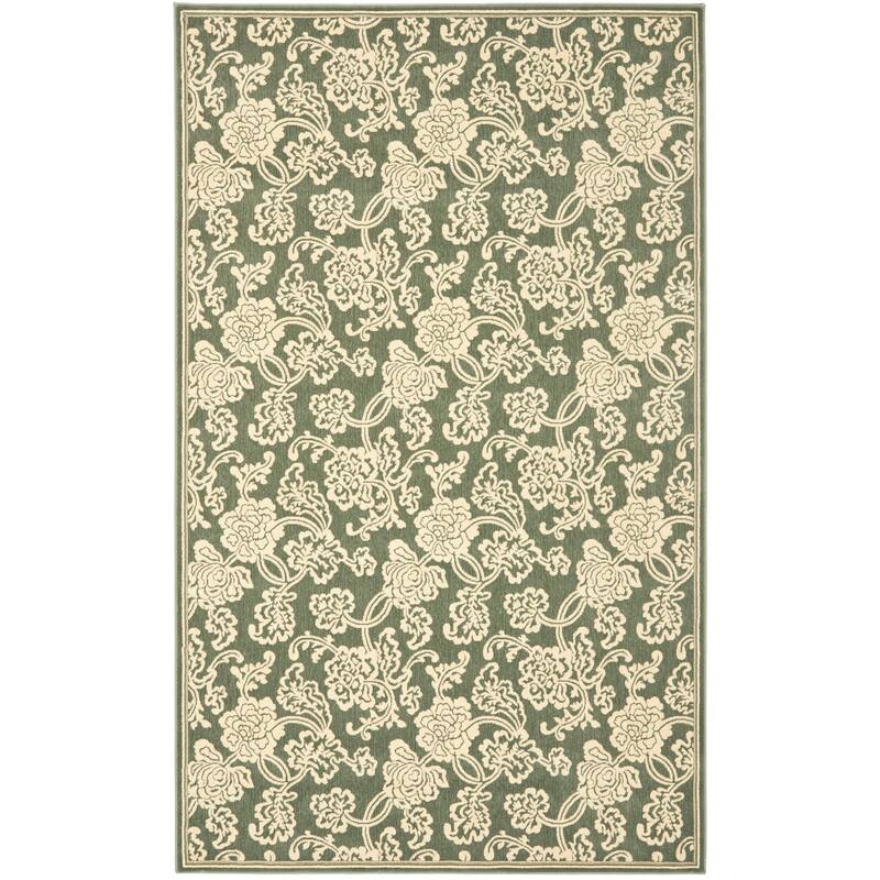 SAFAVIEH Treasures Manda Oriental Rug - 4' x 6' - Blue/Ivory