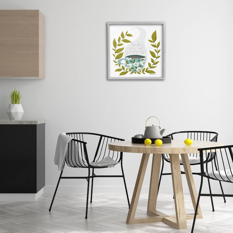 Stupell Take Care with Relaxing Coffee Framed Giclee Art Design By Mandy Ford Art + Illustration