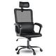 preview thumbnail 12 of 15, Ergonomic Home Office Desk Chair, Computer Chair with Lumbar Support Executive Task Armrests Chair Dark Black