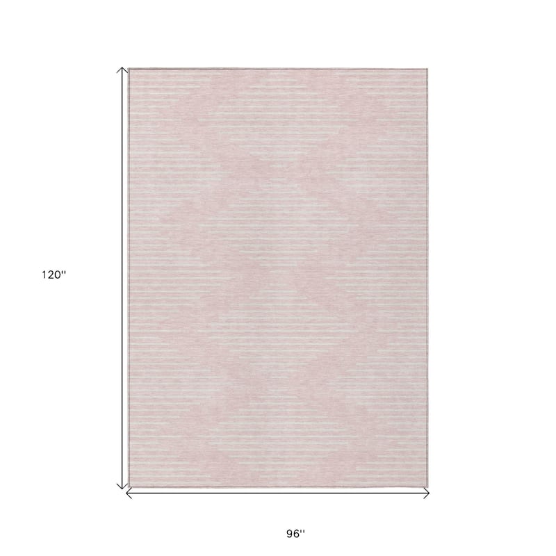 HomeRoots Geometric Transitional Rectangle Outdoor Rug