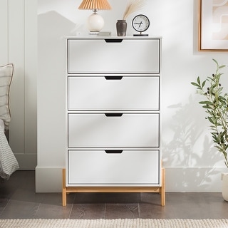 Middlebrook Minimal 4-Drawer Solid Wood Dresser - Bed Bath & Beyond ...