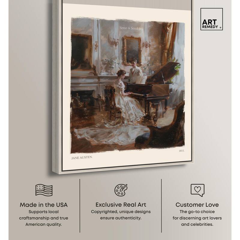 Sense and Sensibility Scene Canvas by Art Remedy