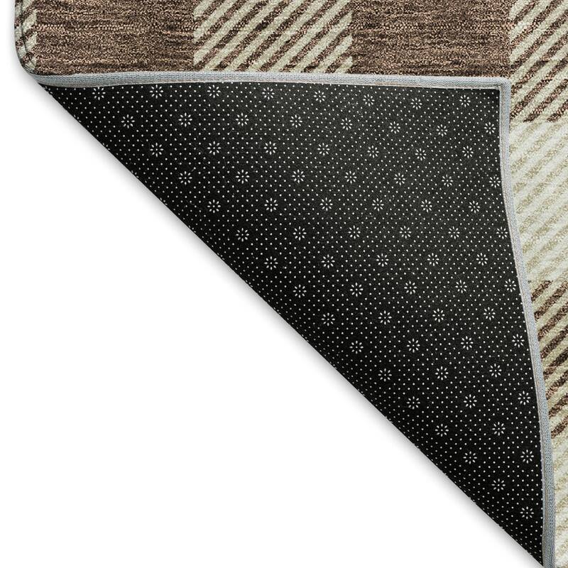Premium Washable Super Soft Plaid Mayfield Rug