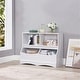 preview thumbnail 25 of 26, Stylish Kid's Toy Storage Organizer with Bookcase, Multi-Functional Nursery Storage Cubby Cabinet for Playroom and Bedroom